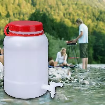 Water Bucket With Tap 10L Water Storage Jugs For Backpacking Hiking Survival • $13.69