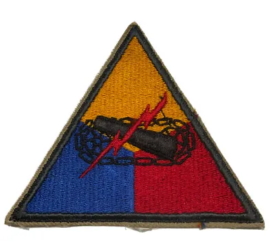 Vietnam Era U.s. Army Headquarters Hq Armored Forces Color Cut Edge Patch • $2.45