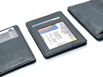 Genuine Leather Magic Wallet Slim Card Holder • $15.19