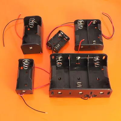 £11.30 • Buy Quality C / D / N Battery Holder 1 2 3 4 Position Connector Cell Box With Wire