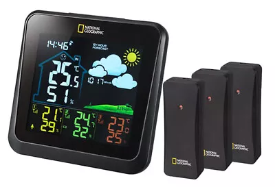 National Geographic Weather Station + 3 Sensors #9070710 (UK Stock) BNIB #144529 • £69.95