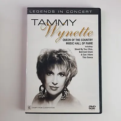 Tammy Wynette Legends In Concert DVD 2009 Music Film Stand By Your Man Ball • £15.46