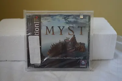New! 1996 Sony PlayStation One PS1 Myst Black Label Sunsoft Cyan Psygnosis • $120