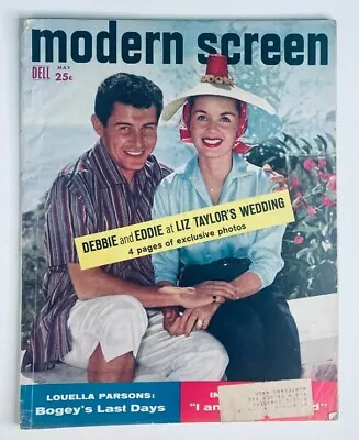 VTG Modern Screen Magazine May 1957 Vol 51 No. 5 Debbie Reynolds & Eddie Fisher • $14.95
