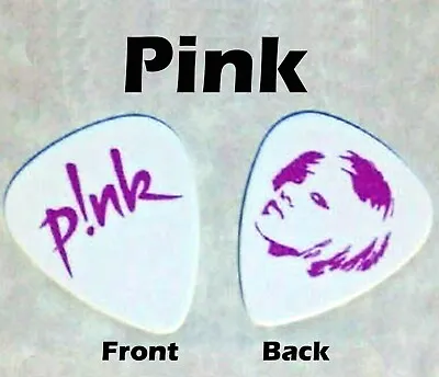 PINK Pop Rock Band Artist 2-sided Signature Picture Guitar Pick (W-M6)t • $2.97