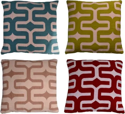 £2.49 • Buy Cushion Covers Chenille 43x43cm Moroccan Print Assorted Colours
