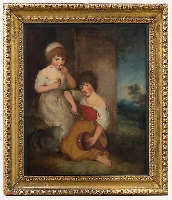 After Gainsborough - 18th Century Oil Young Hobbinol And Ganderetta • £639