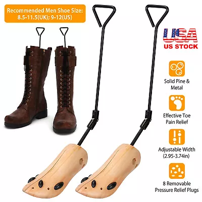 Pair Cowboy Boot Western Boot Stretcher Adjustable Loosens & Widen Tight Toe Box • $26.99