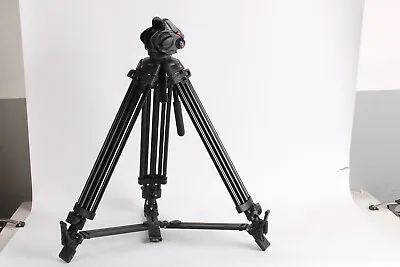 Manfrotto 546B Aluminum Professional Video Tripod W/ 501HDV Tripod Head • £317.15