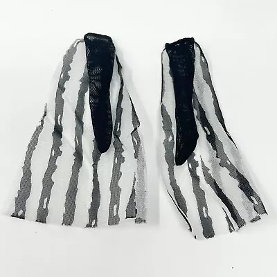 Monster High Doll Freak Du Chic Twyla Boogeyman Socks Black And White • $31.98