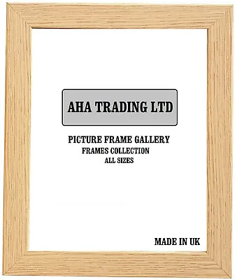 A1 A2 A3 A4 Picture Frame Oak Photo Poster Frames Modern Range All Sizes • £3.99