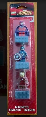 LEGO 850508 Super Heroes  - X-Men Captain America Iron Man Magnet Set • $1000