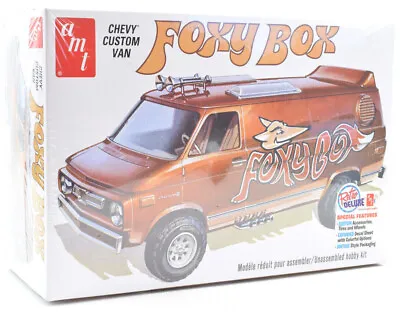 AMT  Foxy Box  Chevy Custom Van 1:25 Scale Plastic Model Car Kit 1265 • $33.99