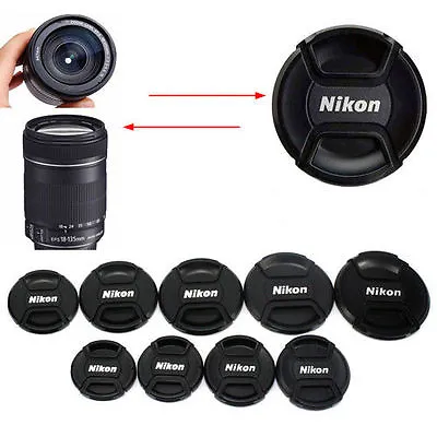 49mm-82mm Lens Cap Cover Keeper Front For Canon Nikon D5D D800 D3200 D5200 D7100 • $18.99