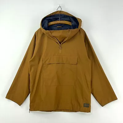 Barbour Rake Smock Jacket Mens Large Brown Lightweight Cagoul Overhead Popover • £75