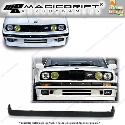 84-92 BMW E30 3-Series OE IS M-Tech V2 Front Bumper Lip Chin Spoiler Urethane • $62.99