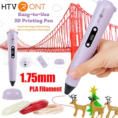 3D Printing Pen With LCD Screen Pen Holder 1.75mm PLA Filament For Kids Gift • $22.99
