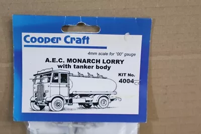 COOPER CRAFT 4004 AEC MONARCH LORRY With TANKER BODY For MODEL RAILWAY LAYOUT Oj • £14.50