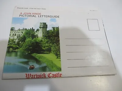 Vintage Souvenir PIctorial Letterguide WARICK CASTLE By John Hinde POSTCARD VGC • $15.90