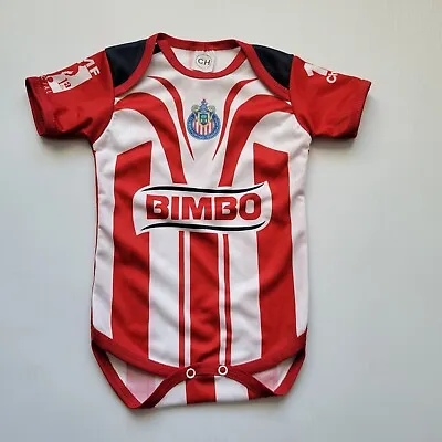 Guadalajara Baby Soccer Jersey Red Futbol Retro Chivas Jersey Bebe • $15.75