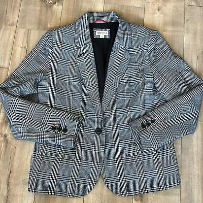 Merona Houndstooth Plaid Blazer Sz 14 • $38