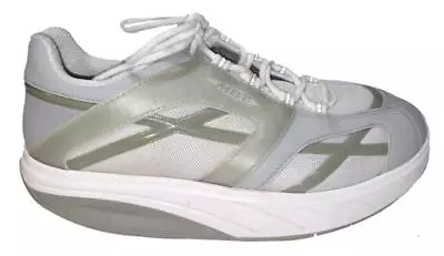 MBT Sage/White #400108 ROCKER SNEAKER Toning WALKING SHOES  Mint! Sz 9.5 EU 41 • $48.99