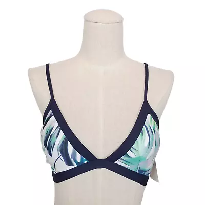 NWT L*Space Swimwear Peruvian Palm Platinum Bikini Top Sz Medium • $35