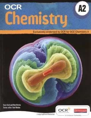 OCR A2 Chemistry A Student Book And CD-ROM-Mr Dave Gent Mr Rob Ritchie • £3.27