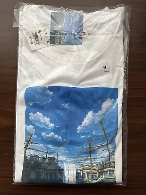 SUZUME Makoto Shinkai Uniqlo UT Suzume No Tojimari White US Size Medium • $14.70