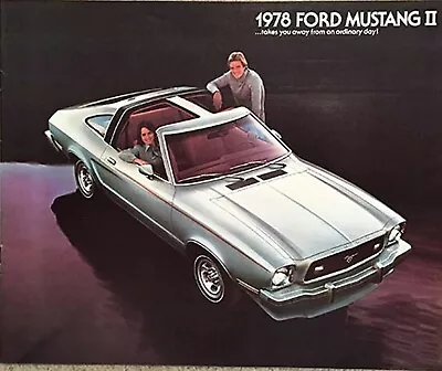 1978 FORD MUSTANG II T-TOPS POSTER | 24X24 Inch  • $23.99