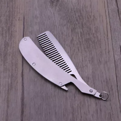 Stainless Steel Beard Comb Snag Comb Beard Mustache Styling Comb Mustache Comb • $10.60