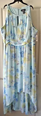 R&M RICHARDS Womens Floral High Low Dress Size 22W NWT MSRP $139 • $39.99