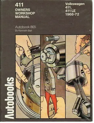 Vw 411 411 Le Carburettor & Fuel Injection 1968-72 Owners Workshop Manual *vgc* • $30.82