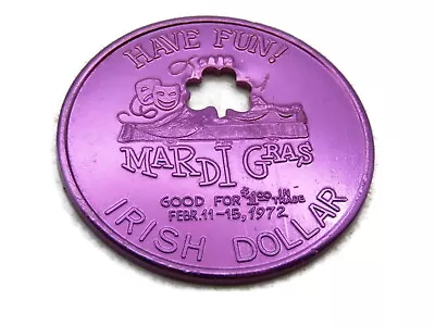 Mardi Gras Purple Pat O'Brien's New Orleans Doubloon • $15.27