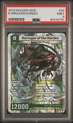 Psa 9 2013 Kaijudo Dragonstrike Infernus S5 Kurragar Of The Hordes • $47.45