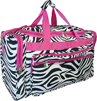 Women's 19 /22  Fashion Animal Print Gym Dance Cheer Travel Carry-on Duffle Bag • $31.99