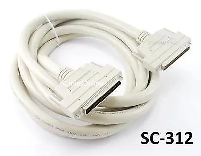 10ft SCSI-3 (HPDB68) To SCSI-3 (HPDB68) External 68-Pin Male/Male Cable SC-312 • $37.35