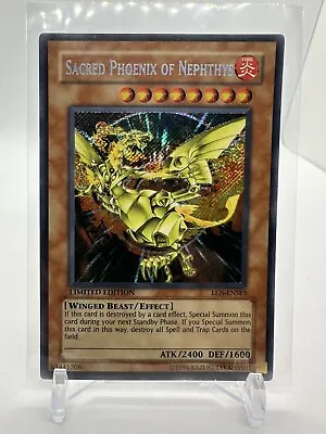 Yu-Gi-Oh! TCG Sacred Phoenix Of Nephthys Elemental Energy EEN-ENSE3 Limited NM • $5