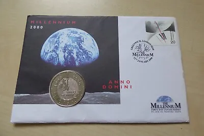 1999 2000 Royal Mint MILLENIUM £5 Pound Crown Coin First Day Cover Lot C • £14.99