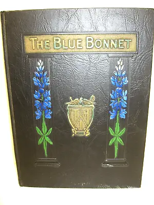 1938 Blue Bonnet Texas Military Institute And San Antonio Academy Yearbook • $45