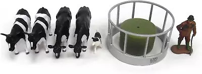 Britains 1:32 Cattle Feeder Farm Playset Collectable Farmyard Animal Toys For C • £14.87