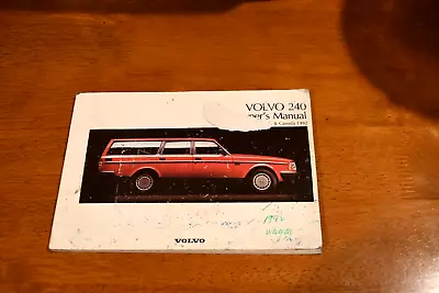 1992 Volvo 240 Owner's Manual • $9.95