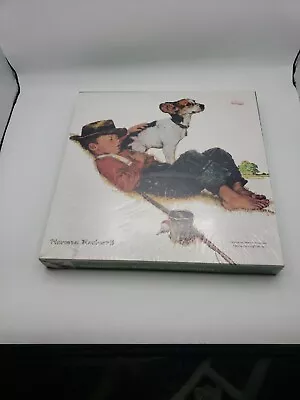 VINTAGE 1991 Norman Rockwell A Boy And His Dog 550 Pc Puzzle NOS MADE IN USA MN • $20.99