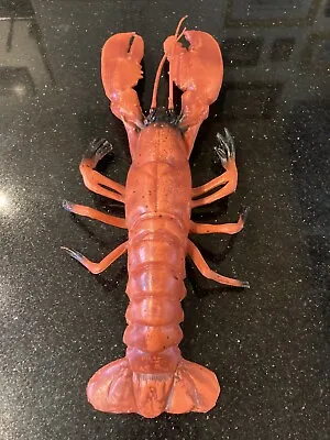 VTG Blow Mold Lobster Plastic Restaurant Decor Prop Realistic Seafood Beach 19  • $15.90