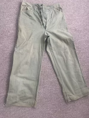 $155 • Buy WW2 USMC Pants Original Combat Worn Estate