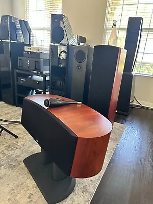 Bowers & Wilkins B&W HTM2 Diamond Center Channel Speaker + Original FS-HTM Stand • $2600