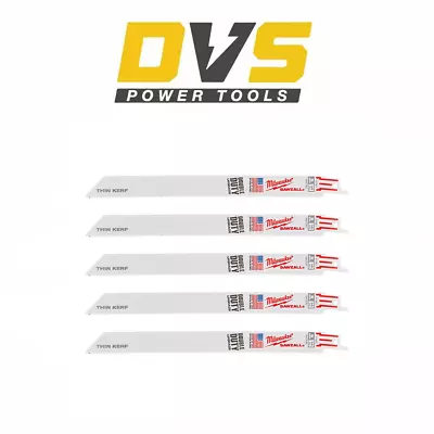 Milwaukee 48005187 230mm Metal Thin Kerf Saw Blade Pack Of 5 • £14.95