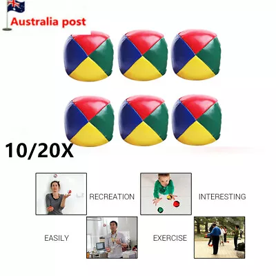 UYOYOUS 10/20PCS Juggling Balls Kids Toys Set For Magic Circus Juggling Balls AU • $32.79