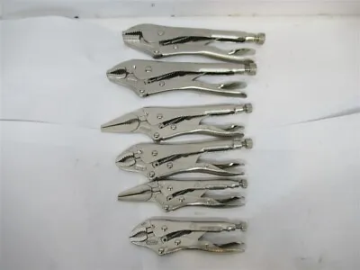 Mac Tools MLP6SET  6 Pc Compact Locking Pliers Set W/Bag • $140