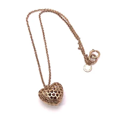 Marc By Marc Jacobs Puffed Heart With Hidden Gem Necklace • $22